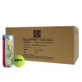 Bullpadel Bolas Premium Pro 72U - 24 Packs de 3 Unidades (72 Bolas) para Pádel